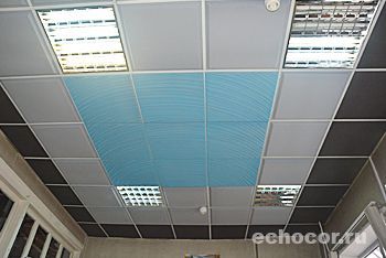 Акустический потолок в офисе