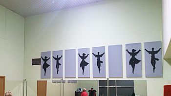 Акустические панели в танцевальном зале