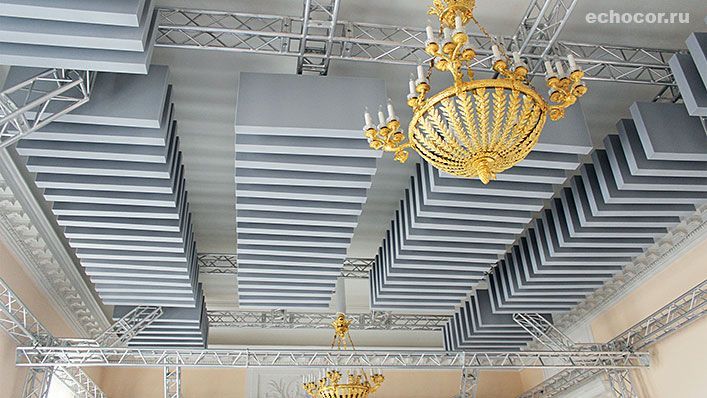 Панели ЭхоКор в зале Таврического дворца