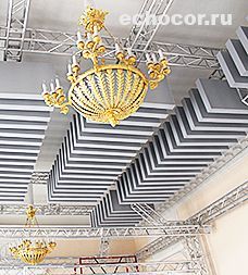 Акустические панели ЭхоКор использованы для улучшения акустики во дворце